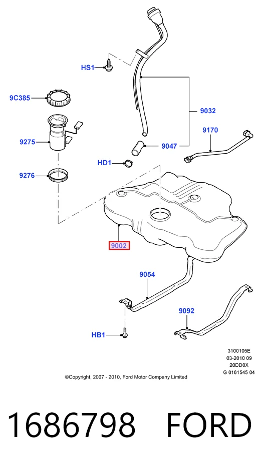 Купити Паливний бак Ford Mondeo IV CA2