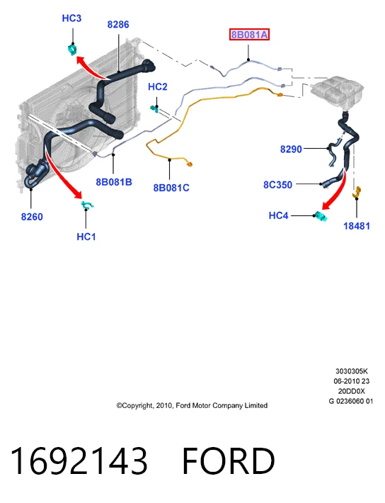 Купити 8V618C012DC Ford 