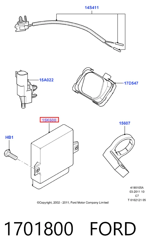 Блок комфорту Ford Connect TOURNEO автобус (PU2) (2002 - 2013) ціна, від 1077.58 USD