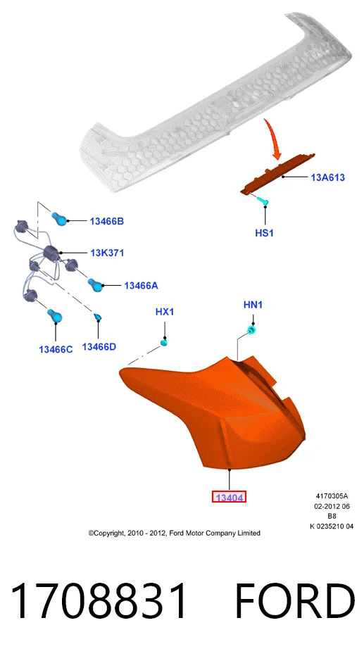 Задня права фара HMPBM5113404AK Hmpx