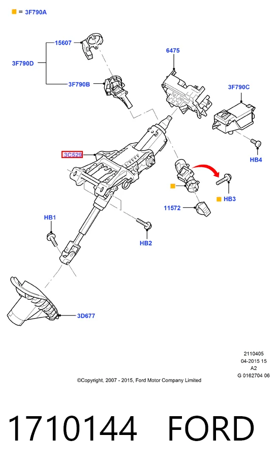  Рульова колонка Ford Mondeo 4