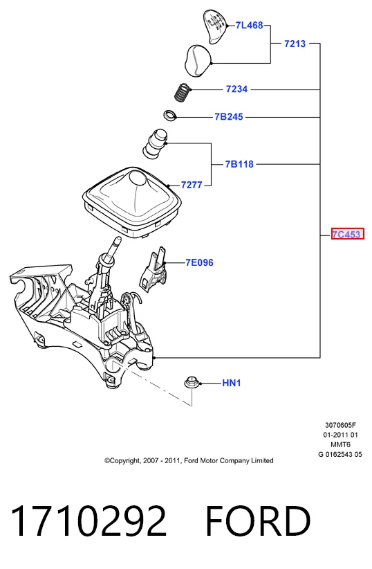 Купити Куліса перемикання передач Ford Mondeo IV CA2