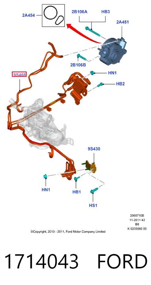  AV6Q9S468AJ Ford