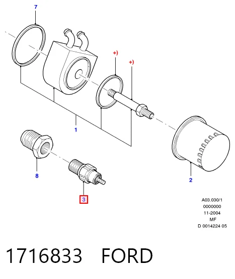 Купити AJC118501 Mazda Датчик тиску масла
