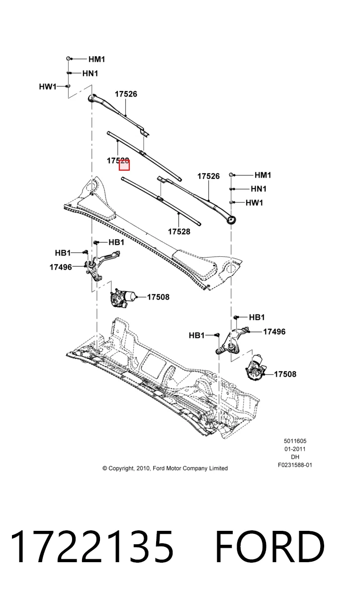 Щітки склоочисника W2A7295B Polcar
