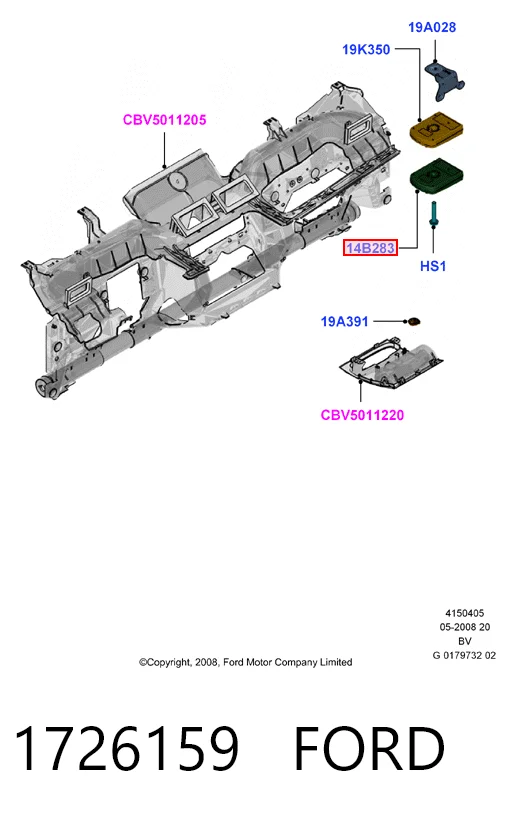 8M5T19C112BL Ford 