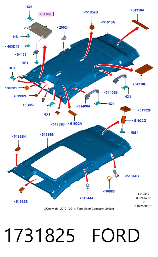 Купити Сонцезахисний козирок Ford Focus III CB8