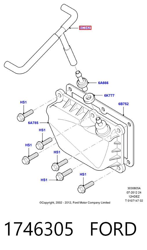  AE8G6N664BA Ford