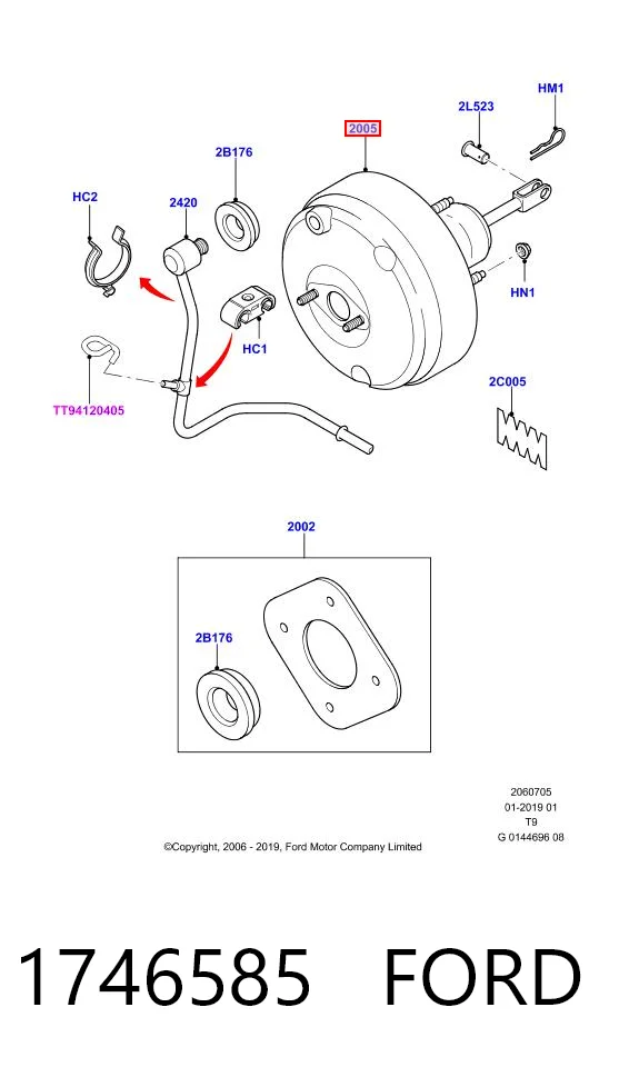 Підсилювач гальм BS2335 DP Group