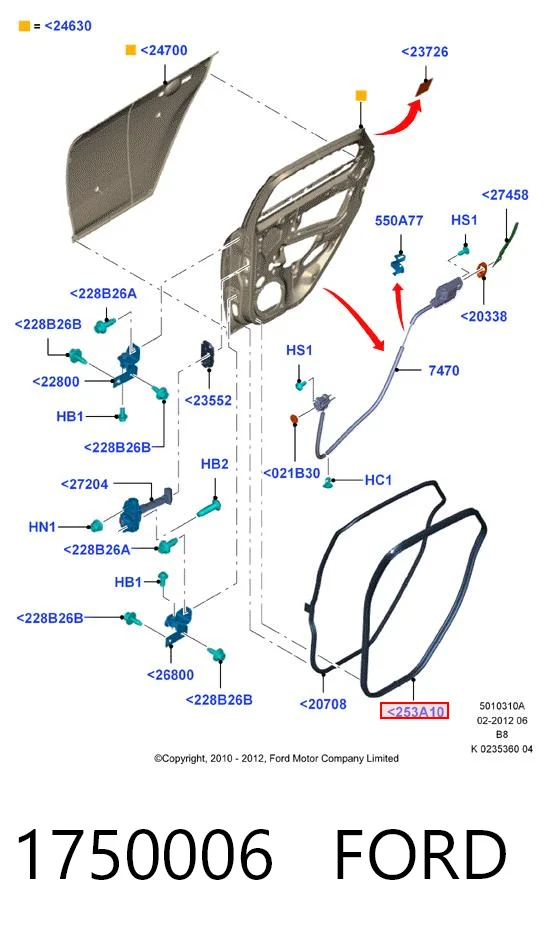 1750006 Ford 