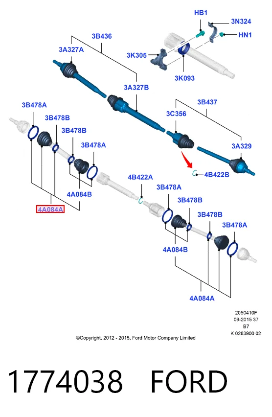 Купити 0025965 GKN-Spidan Пильник шарніра приводу