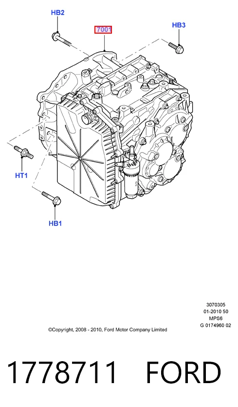АКПП MPS6 Ford