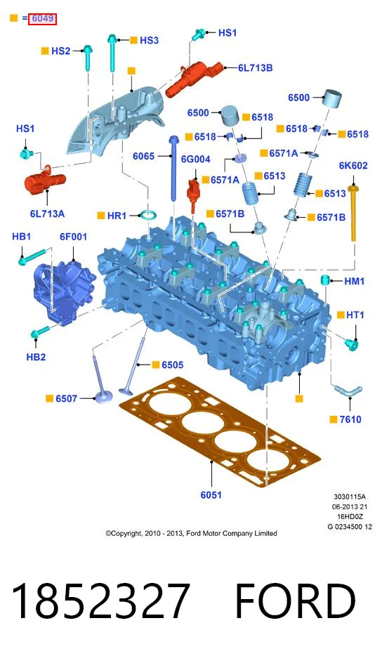 Датчик тиску палива 0261545039 Ford