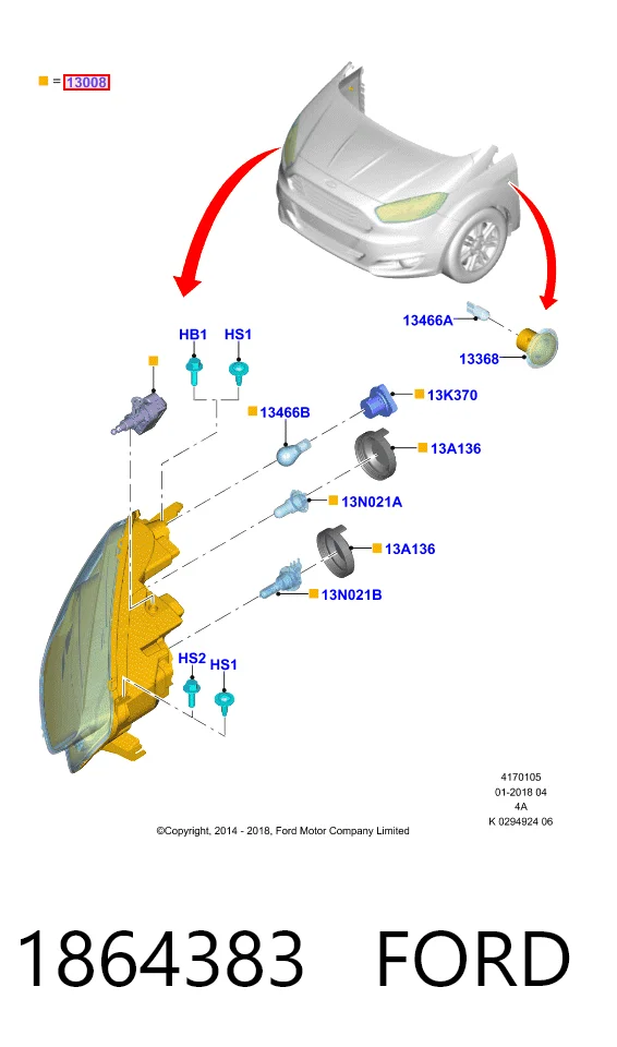 505920 Ayfar Фара правая