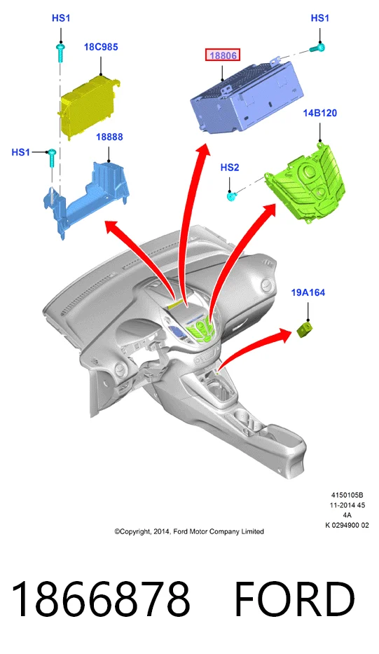 Купити Магнітола Ford Focus III CB8