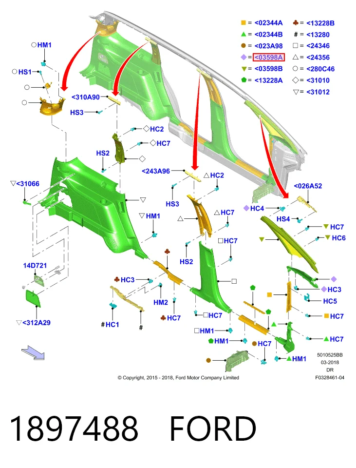 32U2071J Polcar Бампер передній в зборі