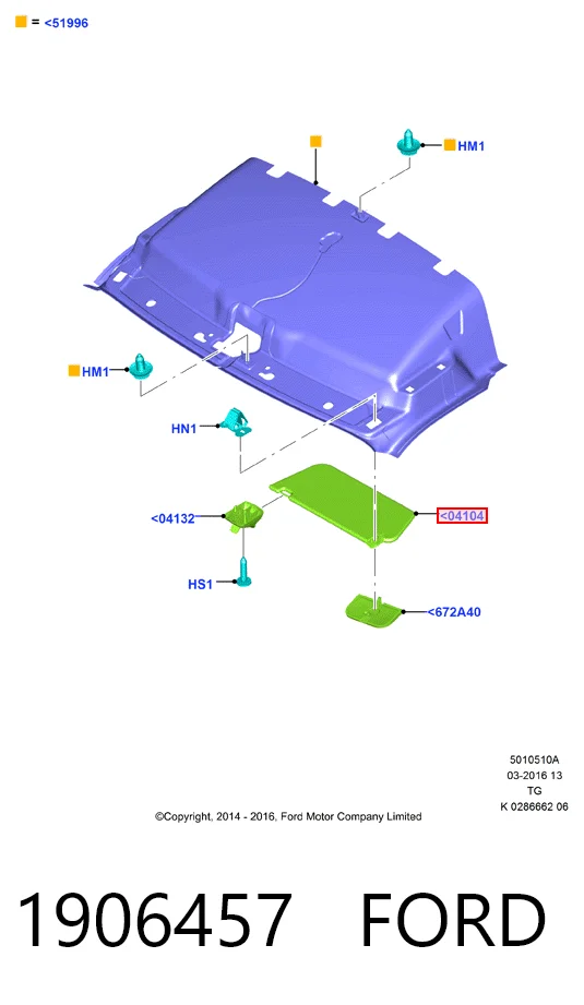 Козирок протисонячний на Ford Transit VII V363