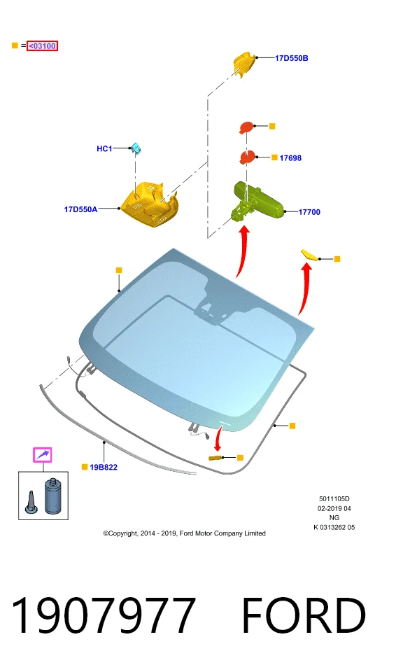Автоскло XYG AB206827A ціна, від 214.40 USD