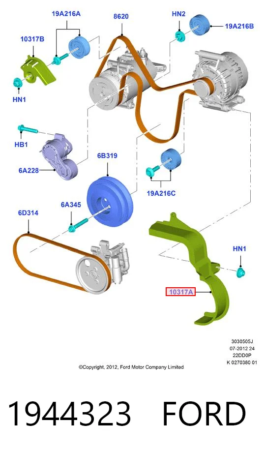 CC1Q10317EA Ford 