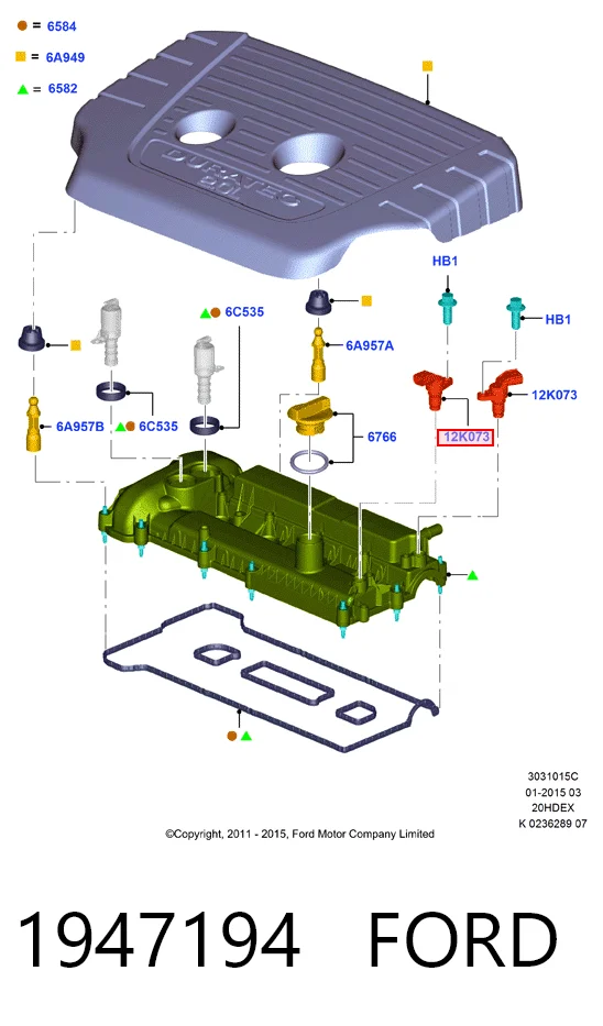Купити Датчик распредвалу Ford Edge II CD539