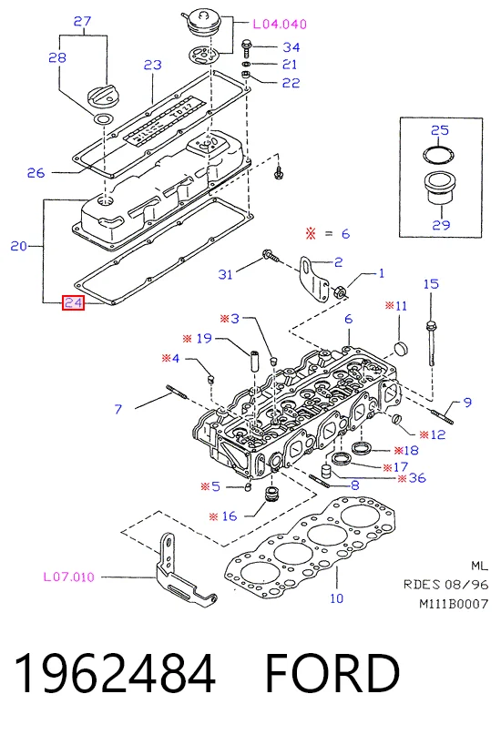 Прокладка клапанної кришки двигуна NIPPON MOTORS 1327043G01 ціна, від 13.87 USD