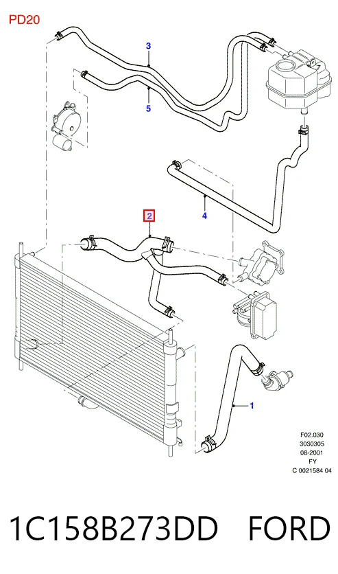 Шланг/патрубок радіатора охолодження, нижній 7700577132 Renault (RVI)