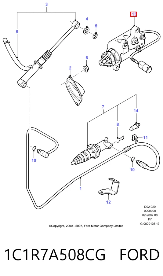 1C1R7A508CG Ford