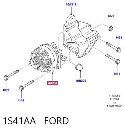 1S41AA Ford Авто генератор