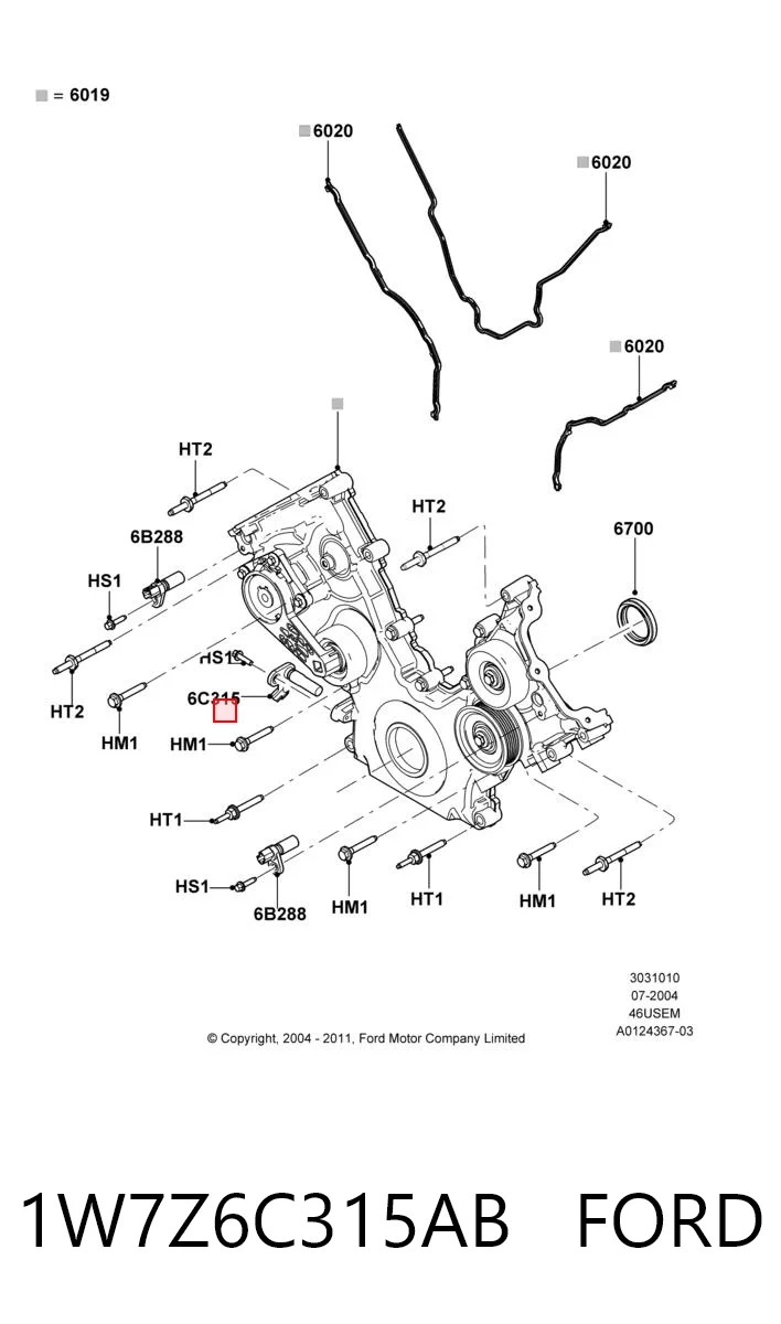 1W7Z6C315AB Ford 