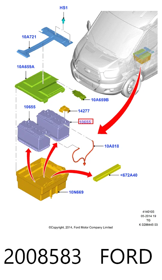K56041112AB Fiat/Alfa/Lancia Авто акумулятор