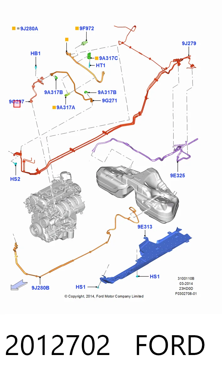 CP972 Standard Система управління парами палива