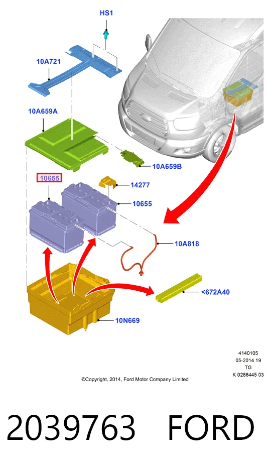 Батарея акумуляторна Fiat/Alfa/Lancia K56041112AB ціна, від 128.47 USD