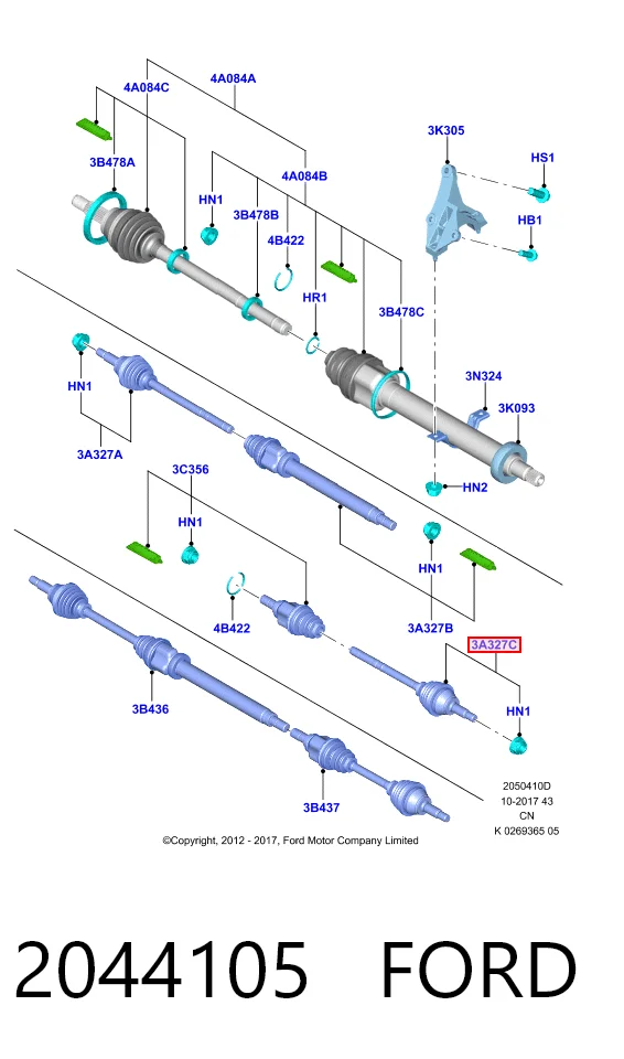 Граната колісна GKN-Spidan 0036453 ціна, від 81.52 USD