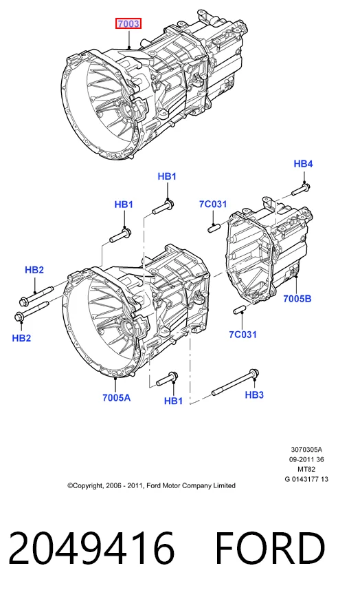 Купити Коробка передач Ford Transit VII V363
