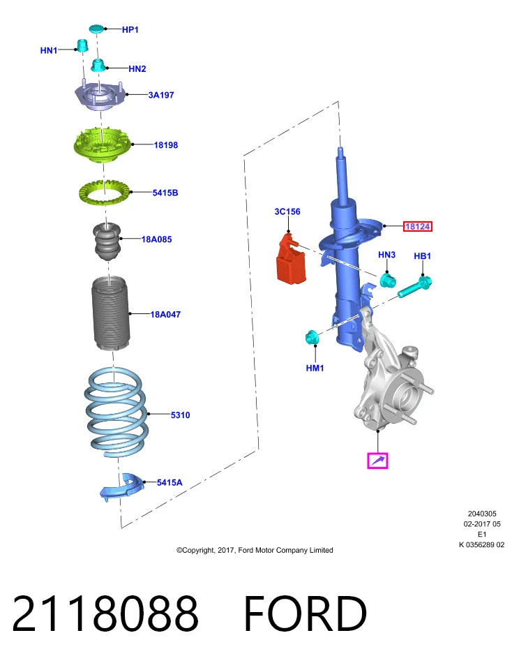 Купити 560083 Sachs Амортизатор передній, правий