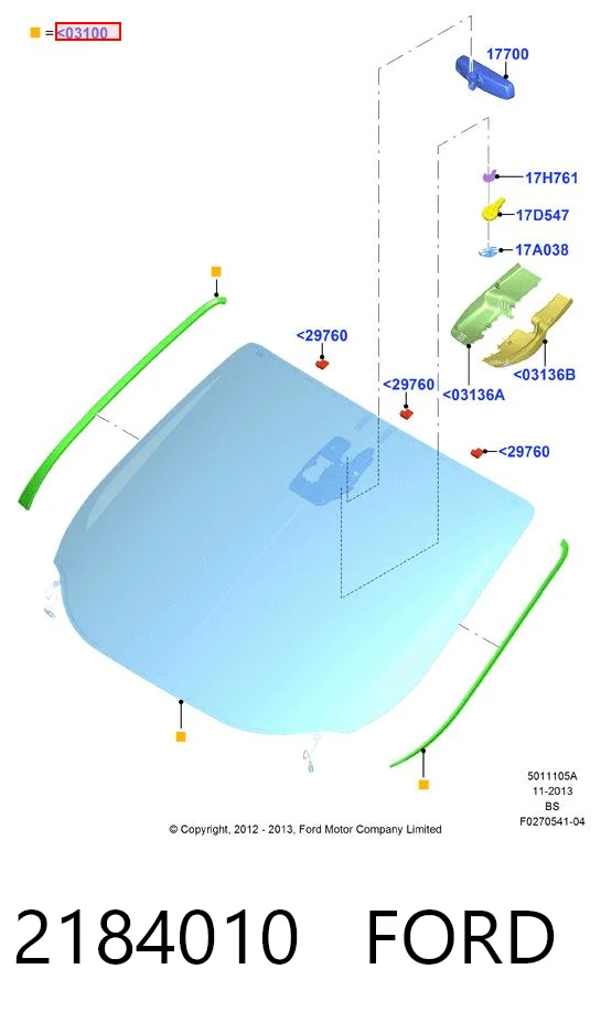 Скло лобове Pilkington ST500879