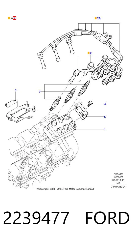 Дроти запалювання Ford Mondeo II седан (BFP) (1996 - 2000) ціна, від 22.55 USD