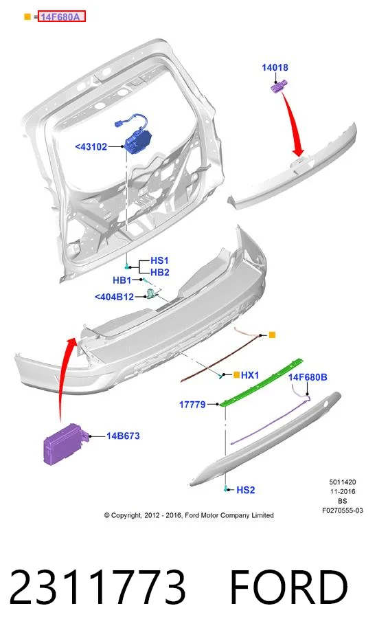 2311773 Ford 