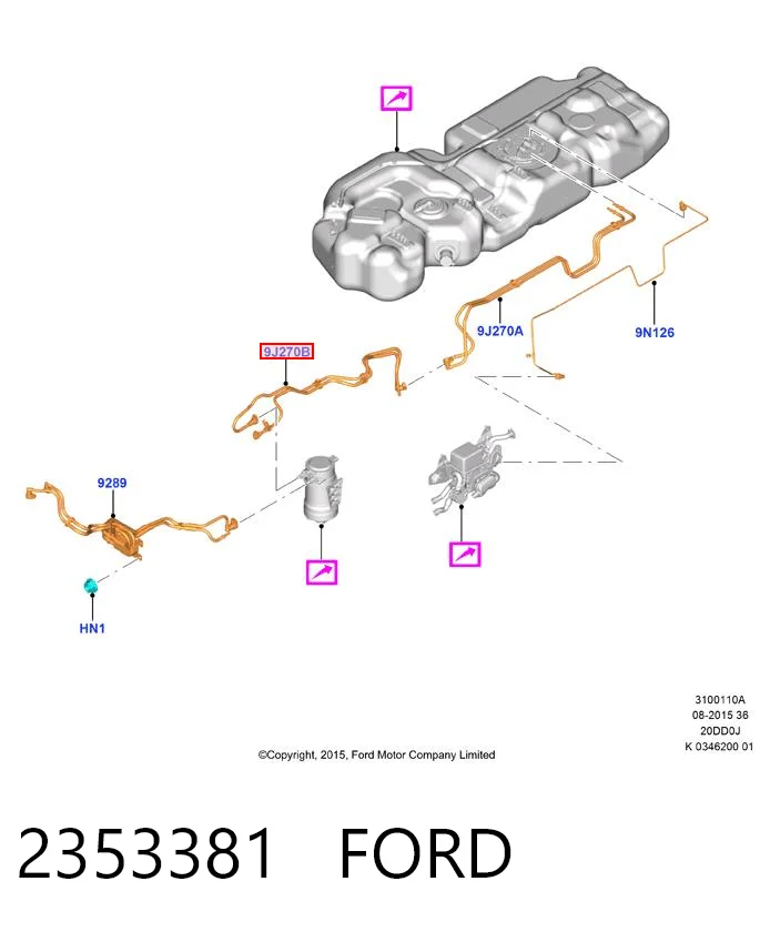 A006432640105 Mercedes Ресивер пневматичної системи
