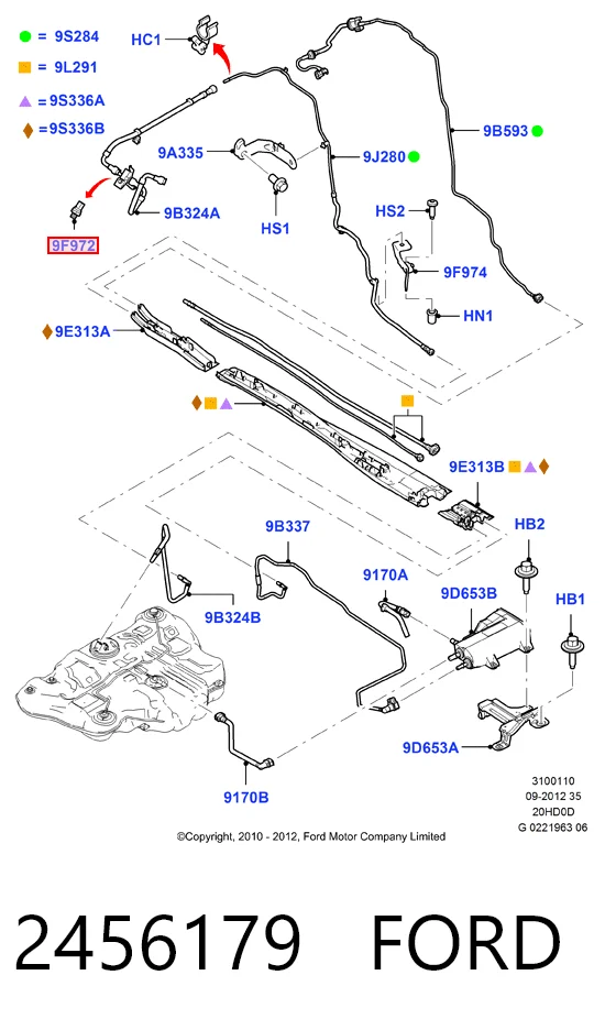 2456179 Ford Манометри