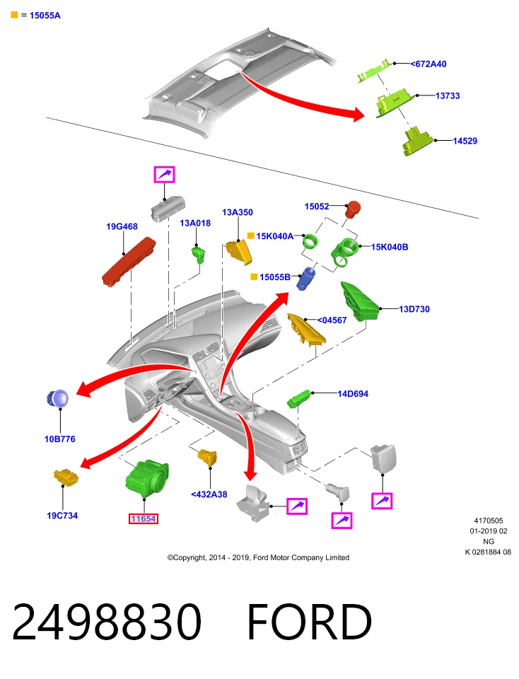 DG9T13D061FE3JA6 Ford 
