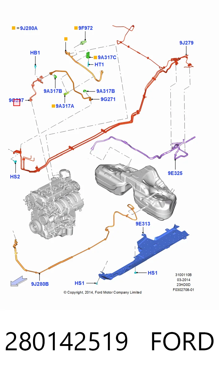 Клапан абсорбера паливних парів Standard CP972 ціна, від 42.53 USD