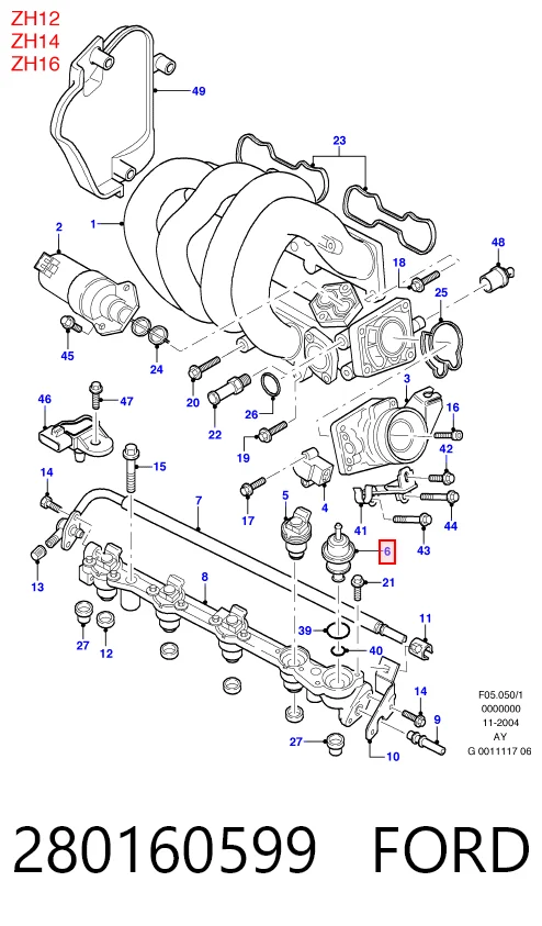 Купити 280160599 Bosch Регулятор тиску палива