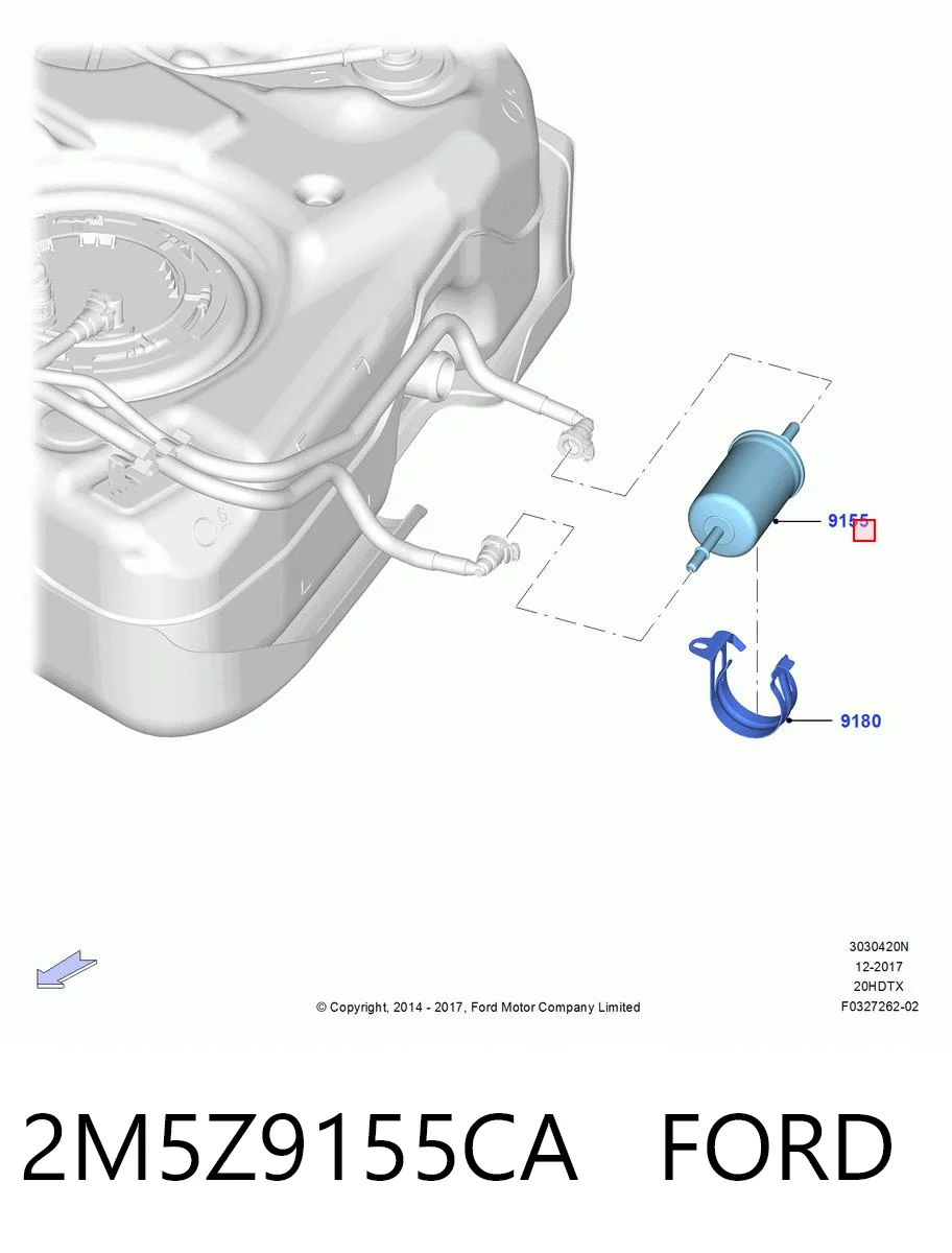 2M5Z9155CA Ford Фільтр палива