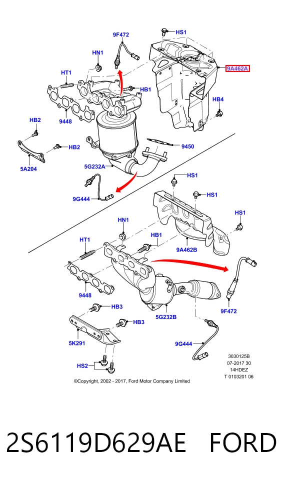 2S6119D629AE Ford Компресор холодоагенту