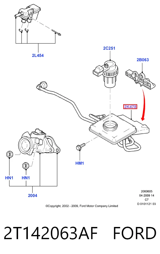 Купити Бачок гальмівний Ford Connect  TC7