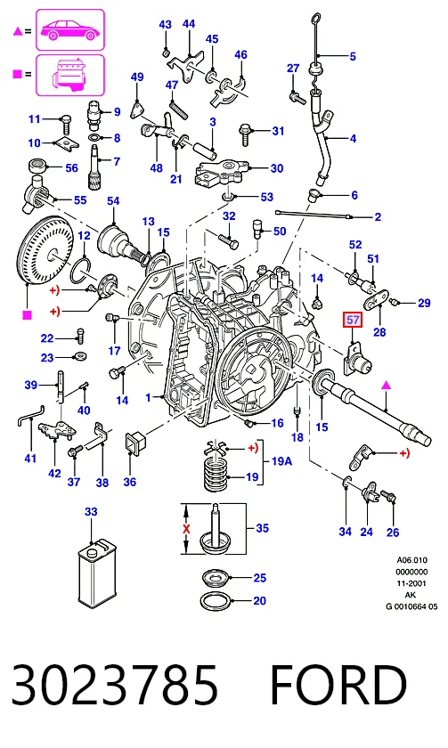 ДПКВ на Ford Mondeo I GBP