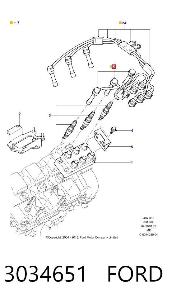 Купити Високовольтні дроти Ford Mondeo II BFP