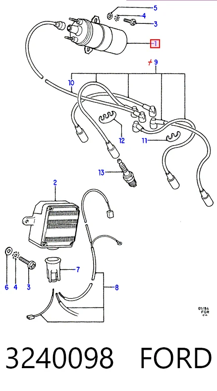 Котушка Volkswagen Golf I
