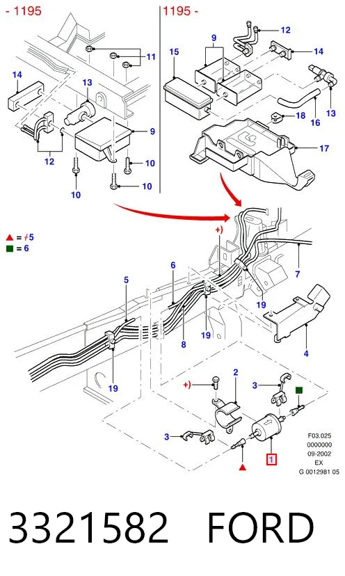 Фільтр паливний Mazda FOTZ9155B